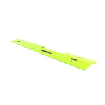 Neon yellow powder-coated PERRIN aluminum radiator shroud for 2002-2007 Subaru WRX and STi.
