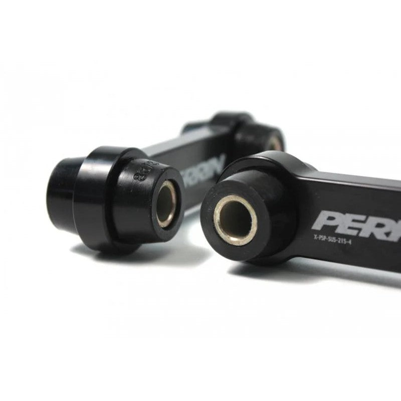 PERRIN rear sway bar endlinks with mounting hardware for 2004-2008 Subaru Forester and WRX STI.