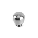 PERRIN brushed stainless steel barrel style shift knob for Subaru STI and BRZ 6-speed manual transmissions.