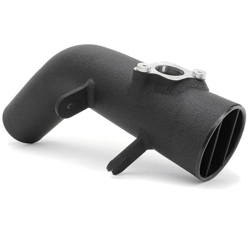 PERRIN black powder-coated aluminum cold air intake tube with high-flow filter for 2008-2020 Subaru WRX STI.