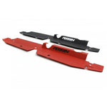 Red PERRIN powder-coated aluminum radiator shroud for 2008-2014 Subaru Impreza