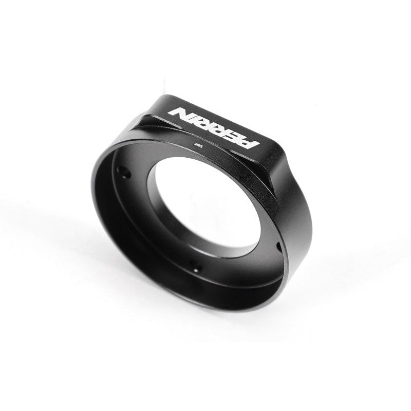 PERRIN black rear subframe lockdown bushing inserts for Subaru BRZ and Toyota 86 models.