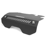 Black PERRIN engine cover kit including intercooler and pulley covers for 2015-2020 Subaru WRX models.