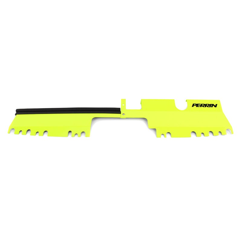 Neon Yellow PERRIN radiator shroud for 2015-2021 Subaru WRX and STI