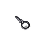 Black PERRIN loop style dipstick handle replacement for Subaru WRX and BRZ engine bays.