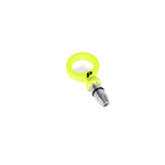Vibrant neon yellow PERRIN loop style dipstick handle for Subaru and Toyota boxer engines.