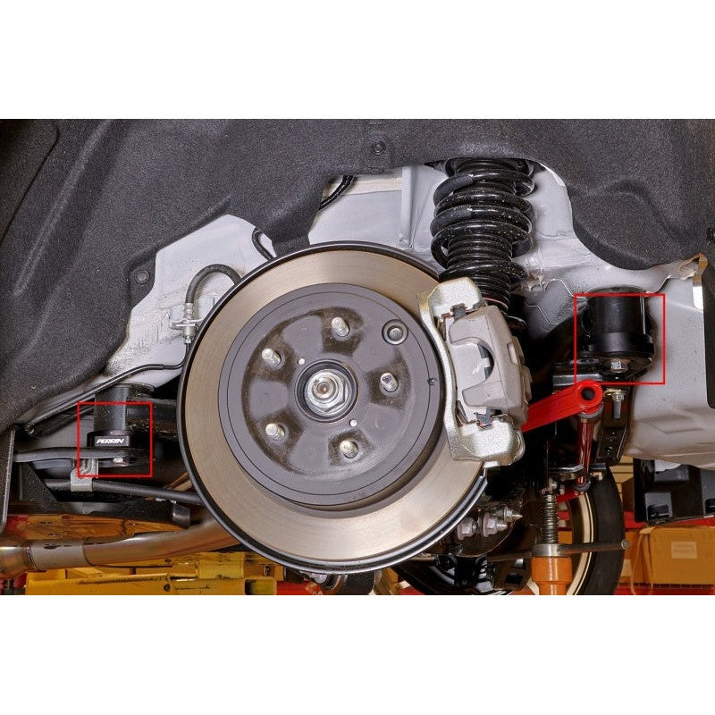 PERRIN Rear Subframe Lockdown Kit hardware for 2015-2026 Subaru WRX/STI and 2022-2026 BRZ.