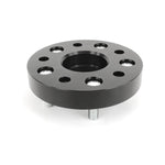 Pair of black PERRIN 27mm hub-centric wheel spacers with 5x120 bolt pattern and 64.1mm bore.