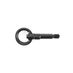 Black PERRIN front tow hook and threaded mounting stem for 2020-2025 Toyota Supra