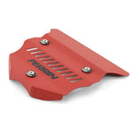 Red powder-coated PERRIN aluminum engine cover for 2022-2025 Subaru BRZ and Toyota GR86.