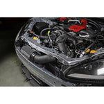 Black PERRIN Cold Air Intake kit for 2022-2026 Subaru BRZ and Toyota GR86 including intake tube and filter.