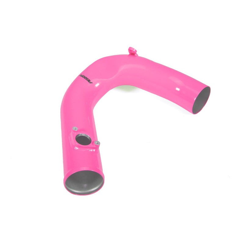 Hyper Pink mandrel-bent aluminum intake tube and high-flow filter for 2022-2026 Subaru BRZ and Toyota GR86.
