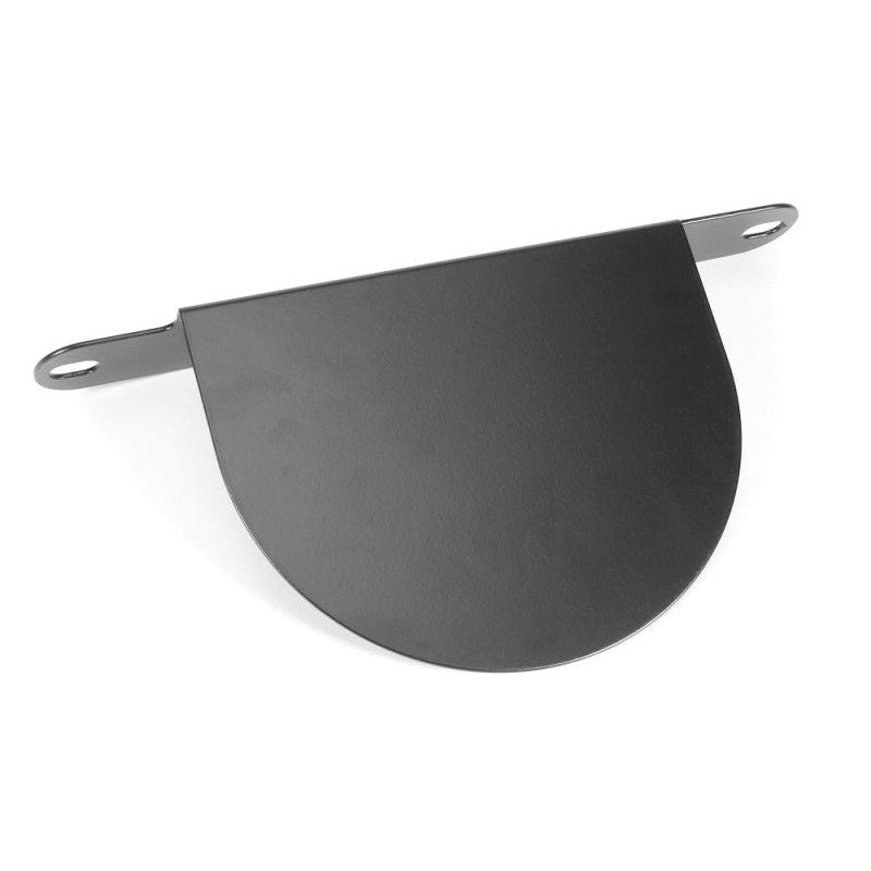 PERRIN black right-side exhaust cutout plate for 2022-2026 Subaru BRZ and Toyota GR86 rear bumpers.