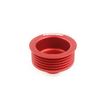 Red PERRIN lightweight alternator pulley for 2022-2026 Subaru BRZ and Toyota GR86.