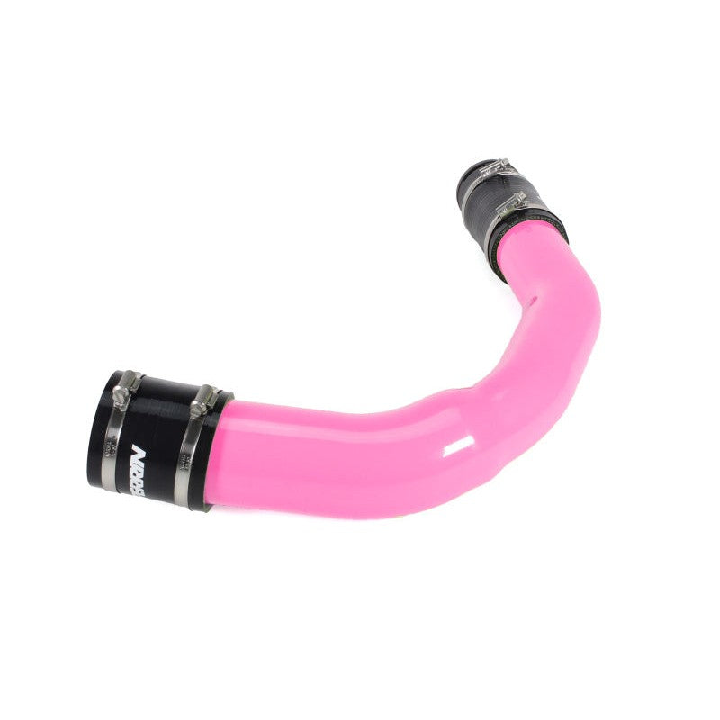 PERRIN Hyper Pink powder-coated turbo charge pipe for 2019-2026 Subaru WRX, Ascent, and Outback