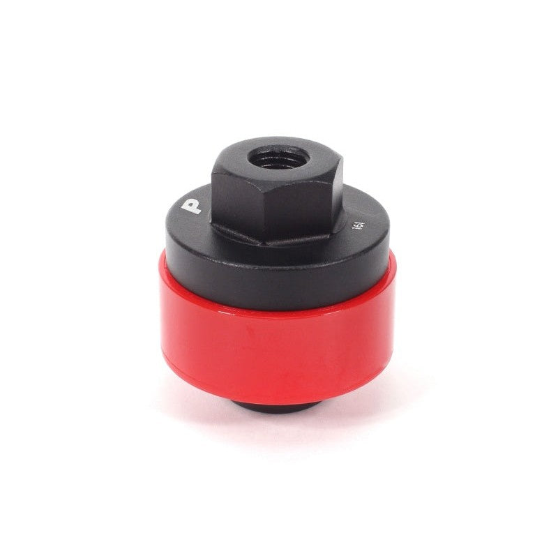 PERRIN black polyurethane transmission mount support insert for Subaru CVT-equipped models