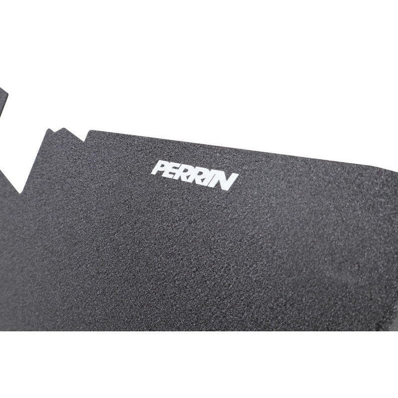 PERRIN black powder-coated cold air intake heatshield for 2022-2026 Subaru WRX, part number PSP-INT-327-1BK.