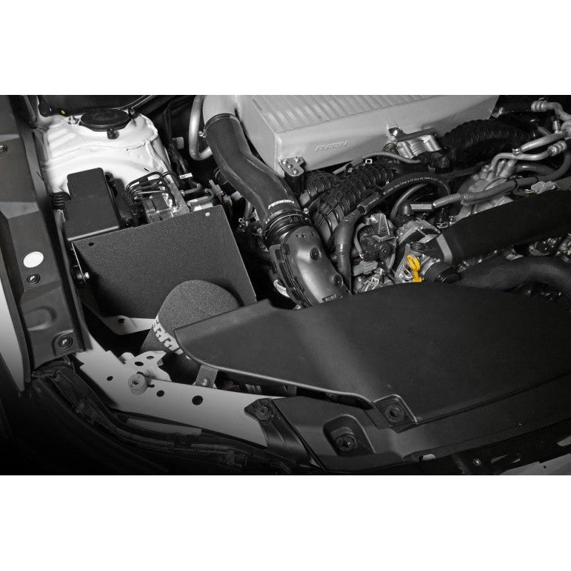 PERRIN red powder-coated cold air intake system with high-flow filter for 2022-2026 Subaru WRX