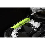 Set of two PERRIN neon yellow engine bay fender shrouds for 2022-2026 Subaru WRX.