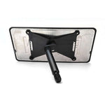 PERRIN license plate relocation kit for Toyota GR Corolla featuring black mounting stem and plate holder.