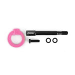Hyper Pink PERRIN front tow hook kit with mounting hardware for 2025-2026 Subaru Forester