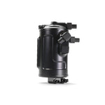 Black powder-coated PERRIN Air Oil Separator with mounting bracket and hardware for Subaru BRZ and Toyota GR86