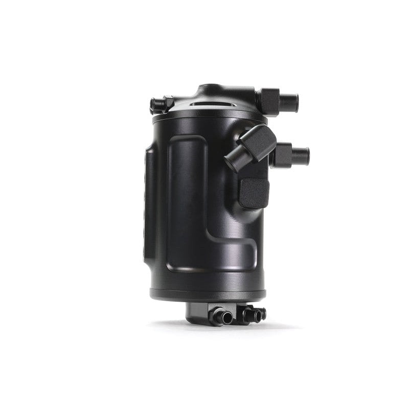 Black powder-coated PERRIN Air Oil Separator with mounting bracket and hardware for Subaru BRZ and Toyota GR86