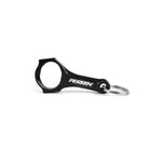 Black PERRIN Performance branded metal keychain bottle opener