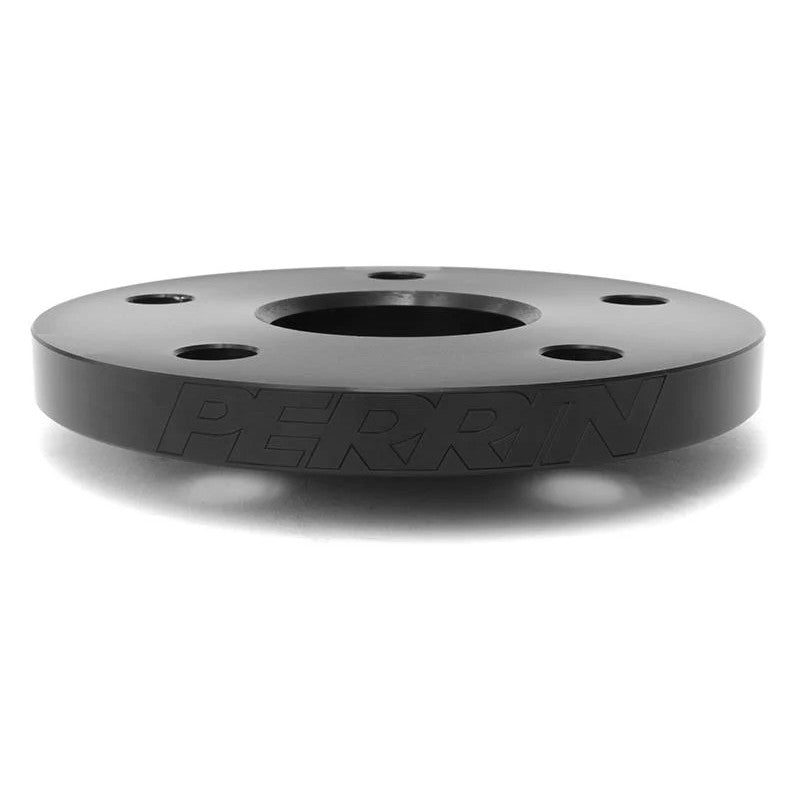PERRIN 15mm black anodized slip-on wheel spacers with extended studs for 5x114.3 and 5x100 Subaru hubs