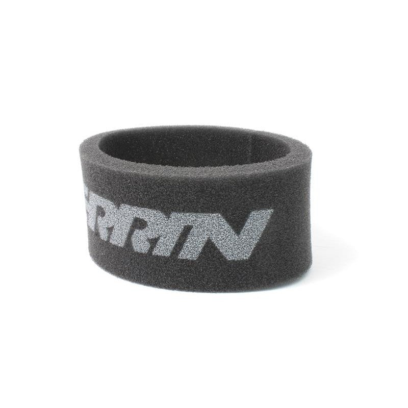 Black PERRIN universal brake fluid reservoir cozy featuring the white PERRIN logo