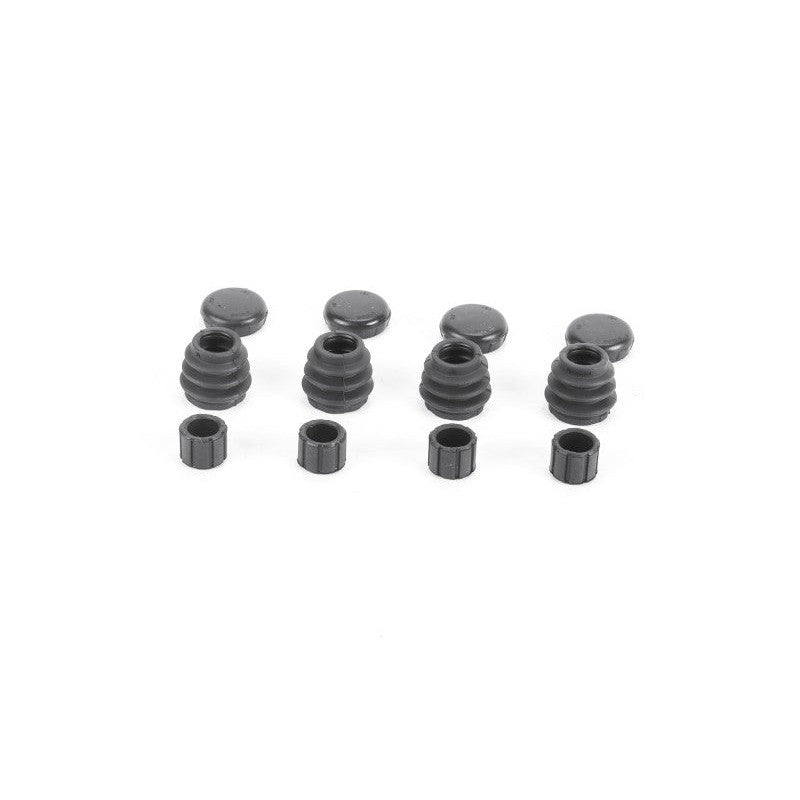 Power Stop PBK096 brake caliper guide pin boot and bushing kit including replacement rubber seals and hardware.
