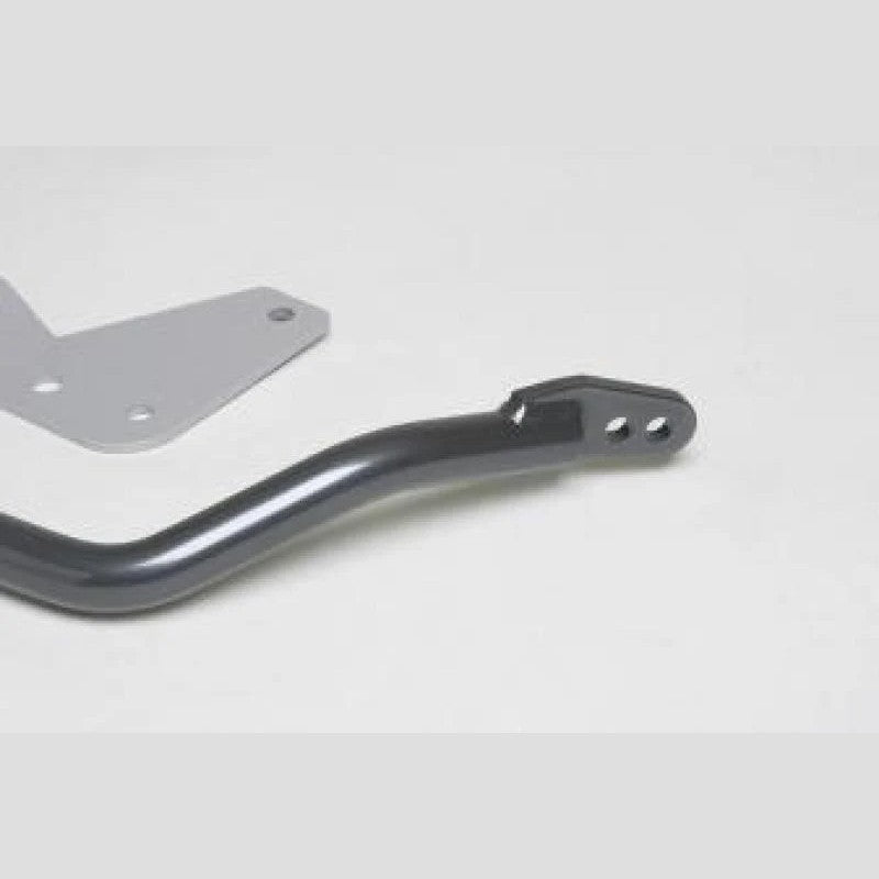 Progress Tech 24mm solid rear sway bar with mounting brace, end links, and polyurethane bushings.