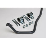 Progress Tech 22mm solid alloy steel rear sway bar with black finish and polyurethane bushings.