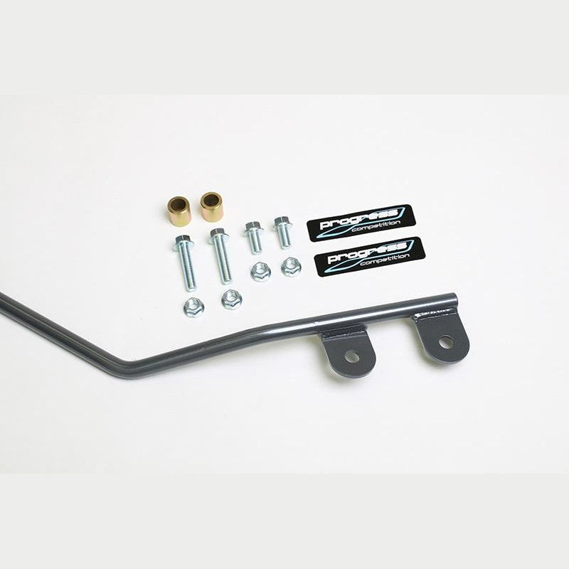 Progress Tech 19mm solid alloy steel rear sway bar with polyurethane bushings for 2015-2020 Honda Fit.