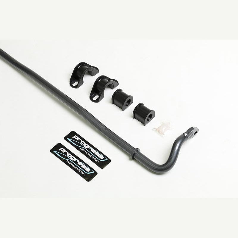 Progress Tech 21mm solid alloy steel rear sway bar with polyurethane bushings and reinforced brackets for 2016-2022 Honda Civic