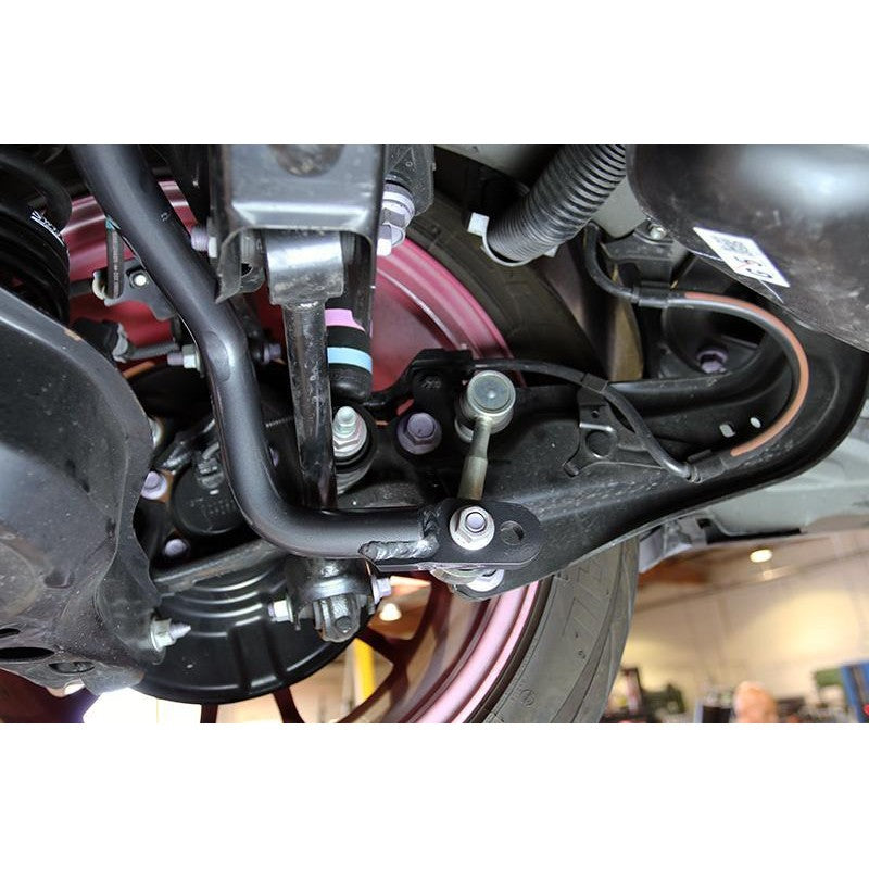 Progress Tech 27mm adjustable solid alloy steel rear sway bar with polyurethane bushings for Toyota Corolla and C-HR