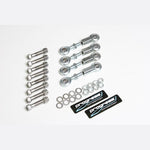 Progress Tech adjustable front and rear 3-piece end link kit with Aurora bearings for 1997-2013 Chevrolet Corvette.