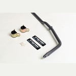 Progress Tech 22mm solid alloy steel rear sway bar with polyurethane bushings for 1999-2003 Mazda Protege.