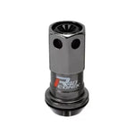 Project Kics R40 Iconix 12x1.25 Black Lug Nut (Black Seat) - 1pc