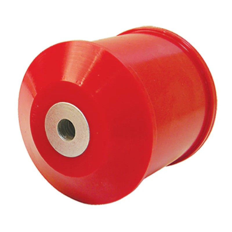 Red Prothane polyurethane rear motor mount insert for 2002-2006 Nissan Sentra SE-R and Spec V.