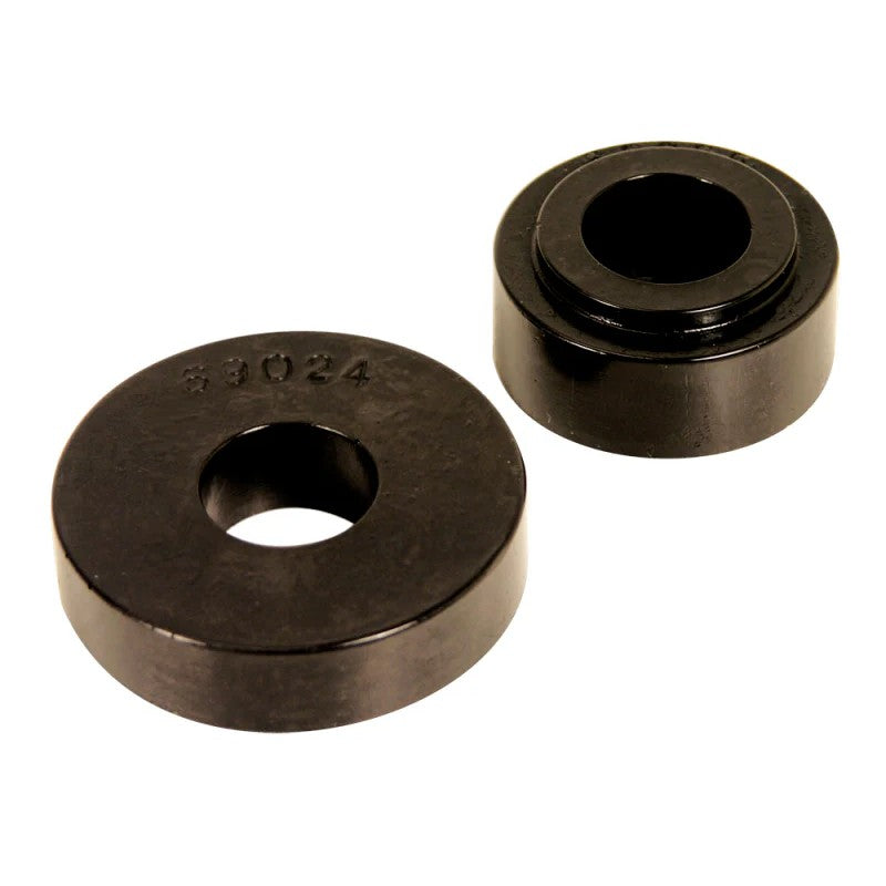 Black Prothane polyurethane differential pinion mounts for 1963-1982 Chevrolet Corvette.