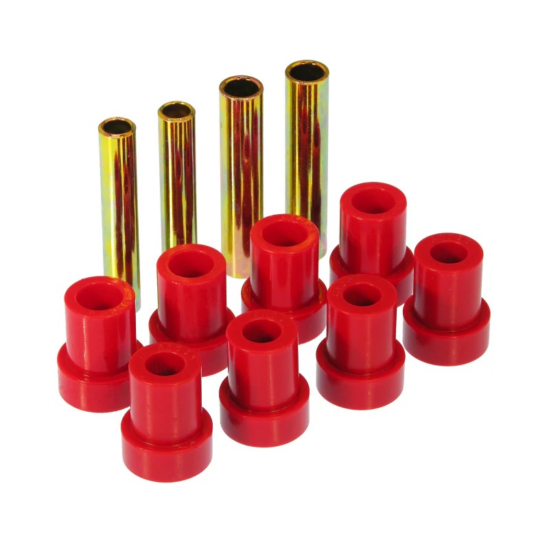 Prothane polyurethane leaf spring bushing kit for 1969-1987 Chevrolet and GMC 4WD trucks.