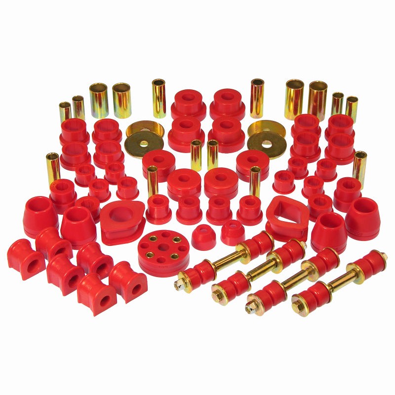 Prothane 14-2001 Total Kit in red polyurethane for 1970-1973 Nissan 240Z suspension.
