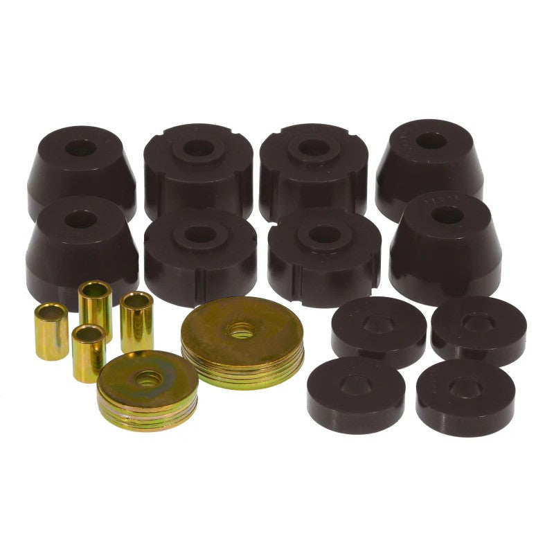 Prothane black polyurethane body mount bushing kit for 1972-1985 Dodge D and W series trucks