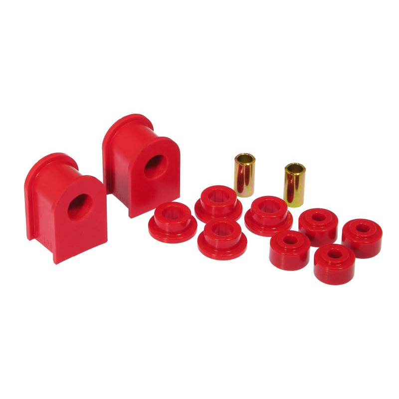Red Prothane polyurethane sway bar and end link bushings for 7/8 inch bars on 1975-1998 Ford trucks