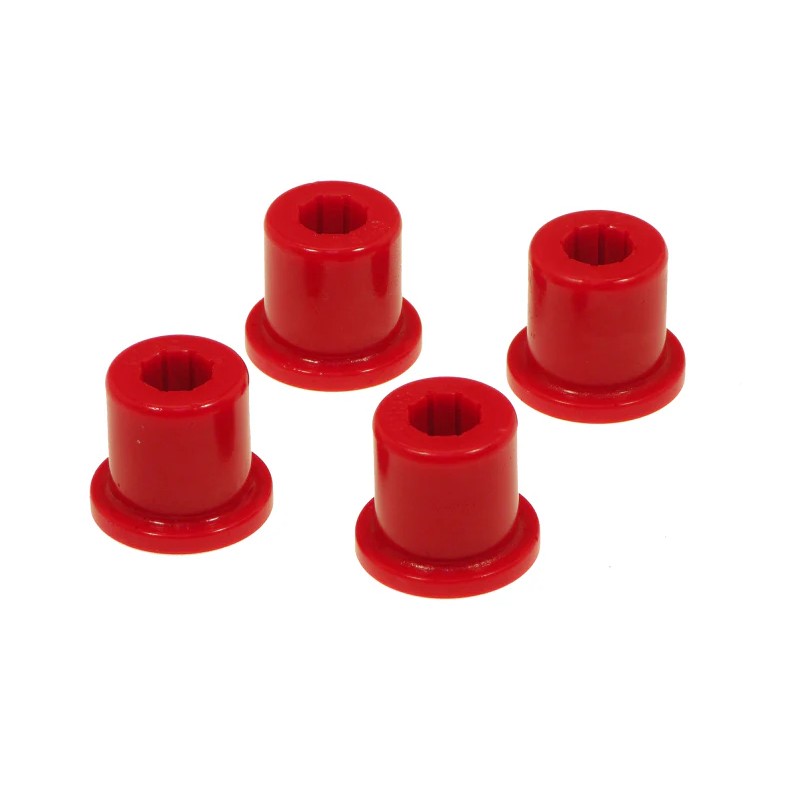Prothane red polyurethane front frame shackle bushings for 1976-1986 Jeep CJ5 and CJ6
