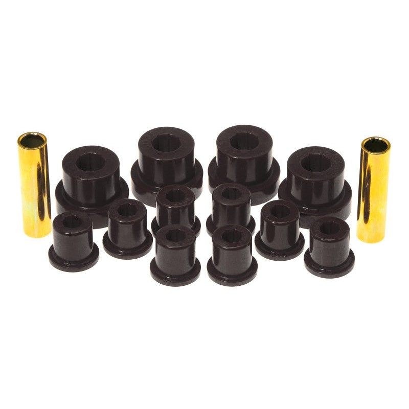 Prothane 1-1002-BL black polyurethane front leaf spring and shackle bushing kit for 1976-1986 Jeep CJ5 and CJ7