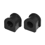 Black Prothane 27mm polyurethane front sway bar bushings for 1979-2004 Ford Mustang.