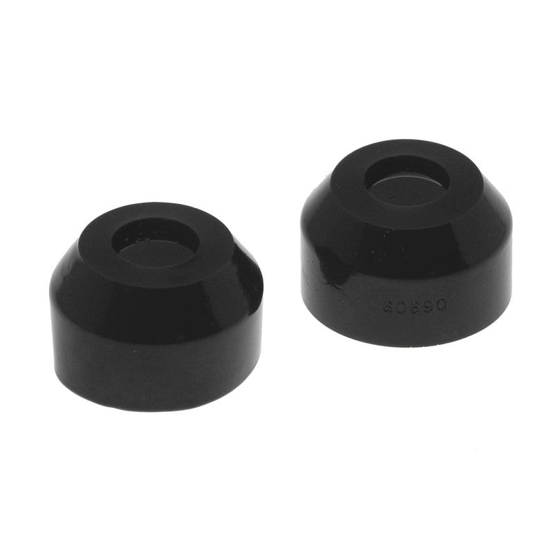 Prothane 19-1723-BL black polyurethane ball joint boots for 1979-1993 Ford Mustang.