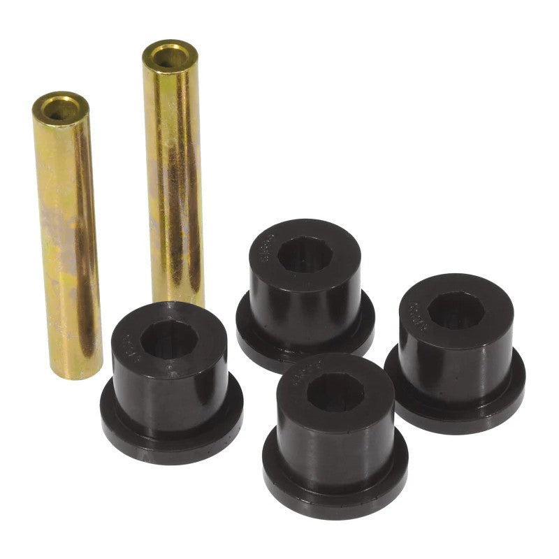 Prothane black polyurethane crossmember to frame bushings for 1979-1993 Ford Mustang.